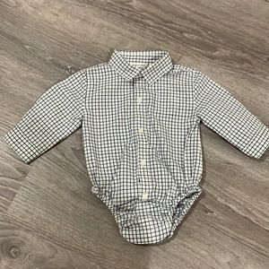 Janie & Jack Baby Boy Dress Shirt Onesie